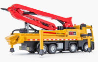 Camión De Bombeo De Hormigón De Escala 1/32 Juguete De Coche De Aleación Vehículo De Ingeniería Con Sonido Luz Puertas Abiertas Colección Regalo Para Niños - details 12