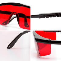 Gafas De Seguridad Para Láser Rojo Nuevas Con Ajuste Protección Para Ojos Vertical Y Horizontal Piezas De Láseres Partes - details 1