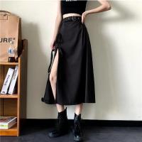 Falda Media Pierna Gótica Oscuro Vintage Para Mujer Elegante Moda Fiesta Club Cintura Alta Femme Bottom Streetwear Goth Falda - details 6