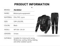 Chaqueta De Motocicleta Para Hombres 5XL Con Armadura Protección Completa Motocross Enduro RACING Equipamiento Protector Unisex - details 1