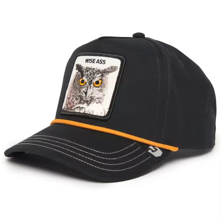 Gorra Goorin Bros Wise Owl para unisex en color negro - 1