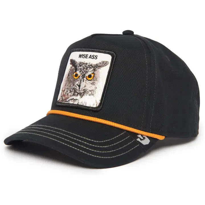 Gorra Goorin Bros Wise Owl para unisex en color negro - 1