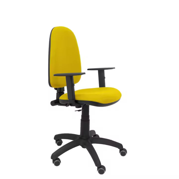 Silla de Oficina Ergonómica Piqueras Y Crespo con Brazos Regulables y Ruedas de Parqué - 1