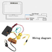 Medidor De Nivel De Combustible Y Presión Del Aceite Para Coche Con Sensor De Nivel De Combustible Y Temperatura Del Agua 4 En 1 Digital LCD 12V24V - details 9