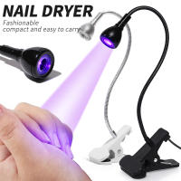 Secador De Uñas LED LULAA Para Uñas De Gel Mini Luz De Pintura De Uñas Con Cuello De Garrafa Portátil Y Clip Luz UV Para Salón De Uñas - details 0