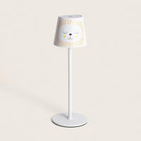 Ledkia Lámpara de Mesa LED 3W Portátil de Metal con Batería USB Recargable Anisa Kids - details 0