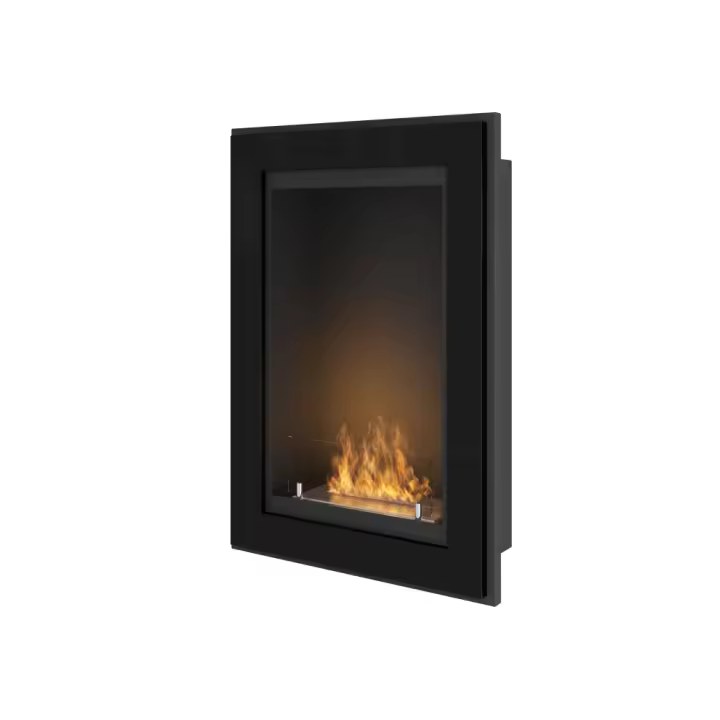 Marco 550 SimpleFire con Cristal Negro Chimenea de Bioetanol empotrada - 1