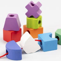 Juego De Enigmas De Madera Montessori Juguete Educativo Para Niños Cognición De Colores Y Formas Juguetes Coloridos Con Perlas Regalo Para Niños De 3-6 Años - details 7