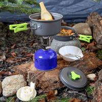Kit de utensilios de cocina para acampar, juego de cocina para acampar, juego de sartenes y ollas para acampar para viajes - details 4