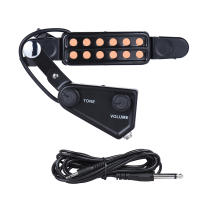 Transductor Magnético Para Guitarra Acústica Con Control De Volumen Y Cable De Audio 12-Hole P-011 Pickup De Sonido De Agujero - details 4