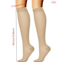 Calcetines De Compresión Al Tobillo Con Agujeros Para Respirabilidad Médicos Para Edema Diabetes Y Varices Calcetines De Alta Compresión Para Mujer - details 4
