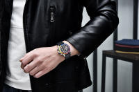 Reloj Mécanico De Lujo PAGANI DESIGN Para Hombre Con Bisel De Cerámica Arco Iris Resistente Al Agua De Acero Inoxidable Y Correa De Goma - details 25