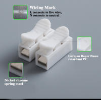 Conector Rápido De Cable CH-2 2Pin Con Resorte 55pcs Sin Soldadura Ni Tornillos Terminal De Clavija Para Tiras LED Fácil Instalación - details 7