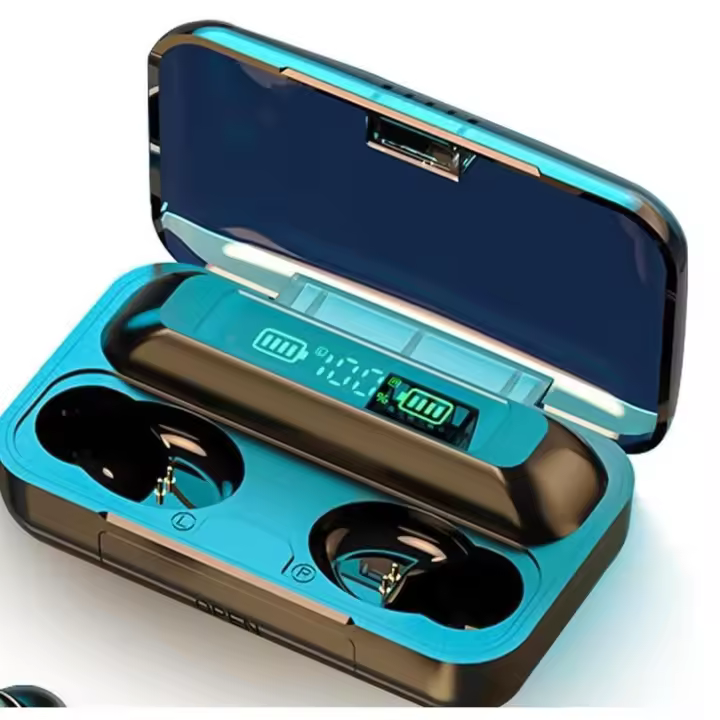 Cascos inalambricos Bluetooth - Auriculares inalambricos 5.1 con Ip7 Impermeable Auriculares Bluetooth Reducción De Ruido Auriculares Inalámbricos Pantalla Led Carga Rápida - 1