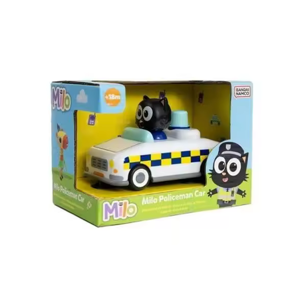 COCHE - MILO & SUS AMIGOS: Policia - Emociona al súper fan de Milo en tu vida con otro vehículo de juguete coleccionable para añadir a su colección Milo - Recomendado para mayores de 2 años. - 1