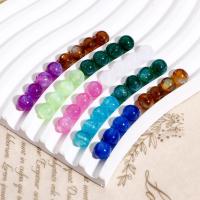 100PCs Abalorios De Acrílico Redondos Brillos Multicolor Para Creación De Joyas DIY Diámetro Approx 8mm Agujero: Approx 1.5mm - details 0