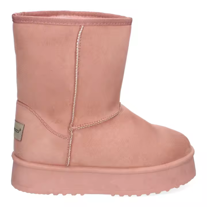 PuntoSalao Botas australianas altas con plataforma para mujer color rosa VR3-596 - 1