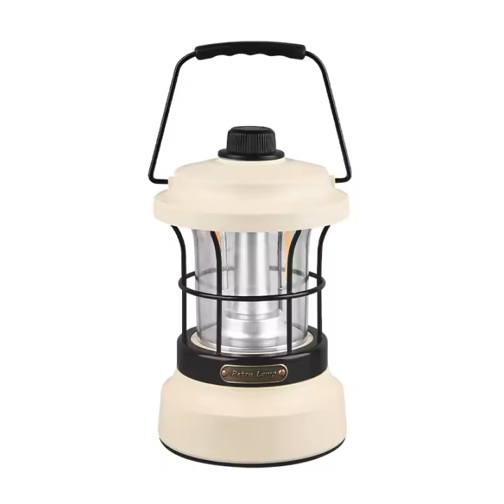 Lámpara Retro Portátil Para Camping USB Recargable Luz De Viaje Vintage Iluminación Exterior Equipamiento De CampingLinterna - 1
