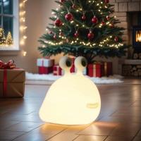 Luz Nocturna De Silicona Suave Con Sensor Táctil Para Dormitorio Animal Lindo Lámpara De Noche Para El Hogar Luz LED Moderna - details 1