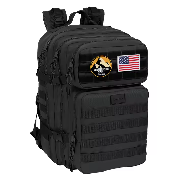 MOCHILA MILITAR PORTATIL 15,6'' SAFTA BASIC "NEGRO" - 1