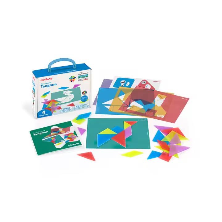 Rompecabezas oriental Translucent Tangram - 1