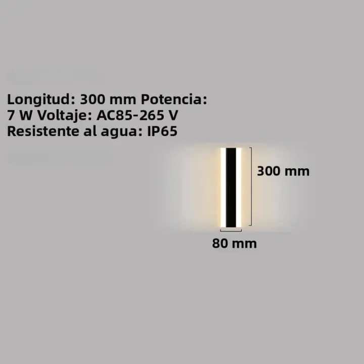 Lámpara De Pared LED Moderna Impermeable Para Exterior IP65 Aluminio Luz De Jardín Farol De Porche 110V 220V Sconce Luminaire - 1