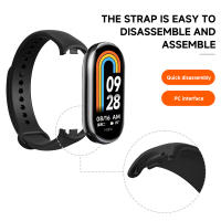 Correa De Silicona Para Xiaomi Mi Band 8 Reemplazo De Pulsera Deportiva Compatible Con Xiaomi NFC Accesorio Para Reloj Inteligente - details 4