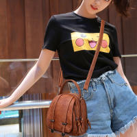 Bolso De Hombro Pequeño Para Mujer En Cuero PU Suave Vintage Moda Cruzado Bolso De Mano Para Teléfono Móvil Con Cierre De Cremallera - details 4
