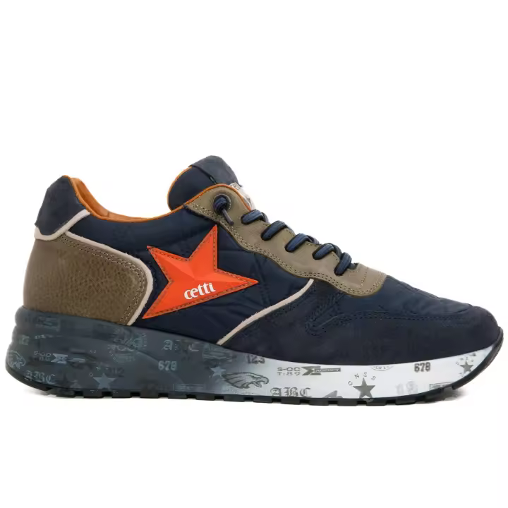 Cetti hombre zapatillas C-1353 ante-estrella marino - 1