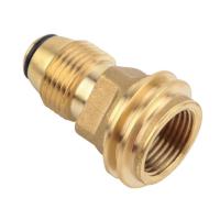 Adaptador De Latón Para Tanque De Propano LP Con Válvula De Servicio a Salida QCC Herramienta De Interruptor Sin Dispositivo Ignición - details 4