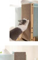 Juguete Para Gatos Madera Resistentes Al Desgaste Y Rasguños Poste De Entrenamiento Para Uñas Sofá Juego De Madera Para Gatos - details 21