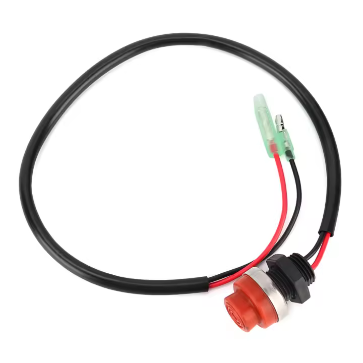 Botón De Parada De Emergencia Para Motor De Popa De Barco Cuerda De Conector De Enganche Para Yate De Marina Motor De Popa - 1