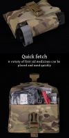 Chaleco De Camping Con Cinturón De Cintura Y Segunda Generación De Sellado Molle Quick Release Bolsa De Primeros Auxilios Para Exterior Y Caza - details 3