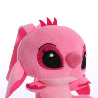 Muñeca De Peluche Disney Stitch Angel 12cm Colgante Para Llavero De Mochila De Anime Accesorio Para Parejas Regalo De Cumpleaños - details 4