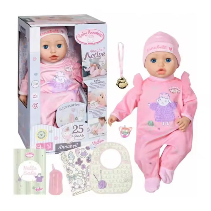 BABY ANABEL 43CM INTERACTIVA DE ZAPF - 1