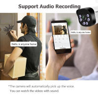 Cámara De Seguridad PTZ 4K PoE Con Visión Nocturna En Color Y Audio Bidireccional 3MP/5MP/8MP Para Calle Exterior Compatible Con NVR - details 8