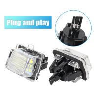 Lámparas LED Para Placa De Matrícula 2X Accesorios Externos Para Mercedes Benz W204 S204 W212 S212 C207 A207 W221 C E S Clase Luz 12V 5W T10 Interfaz - details 2