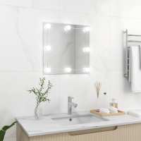 vidaXL Espejo de Pared con Luces LED Cuadrado de Vidrio Pasillo Cuarto de Baño Dimensiones 40 x 40 cm,  30 x 60 cm,  50 x 50 cm y mas - details 1