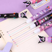 36pcs Bolígrafo De Punto De Sello 0.7mm En 10 Colores Kuromi Sanrio Para Dibujo Y Escritura En Cuaderno Lateral Marcador Estilo Japonés - details 3