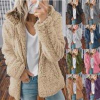 Nueva Chaqueta De Mujer Con Capucha Y Cremallera Abrigo Grueso Y Cálido De Fieltro Sólido Largo Y Suelto Para Invierno Moda Femenina Con Bolsillos Y Cierre De Cremallera - details 1