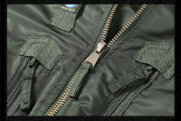 Chaqueta De Piloto MA-1 Para Hombre Estilo Militar Con Estampado De Camuflaje Chaqueta De Béisbol Gruesa De Algodón Para Otoño E Invierno Cierre De Cremallera - details 35