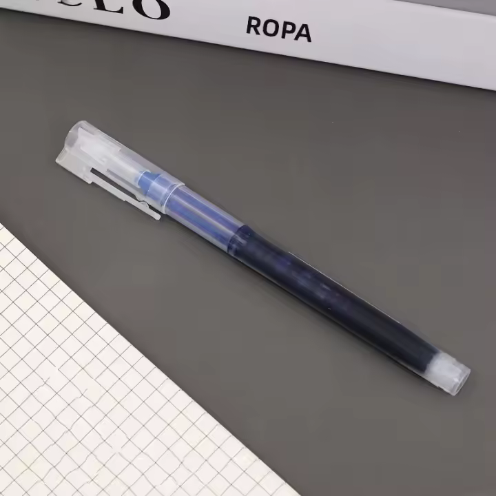 Lytwtw's 10 Piezas De Bolígrafo De Tinta Líquida Con Punta Recta Para Oficina Y Escuela Suministros Creativos Y Dulces De Alta Capacidad - 1