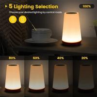 Lámpara Nocturna LED Xiaomi 13 Colores Cambiantes RGB Con Control Remoto Y Táctil Recargable Luz De Mesa Ajustable Para Cama - details 2