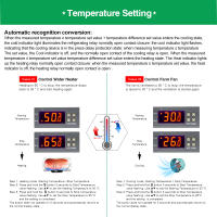 Controlador De Temperatura Digital LED STC1000 Con Sensor NTC Regulador Térmico De Relé Para Calentador Congelador Nevera Envasado Individualmente - details 2