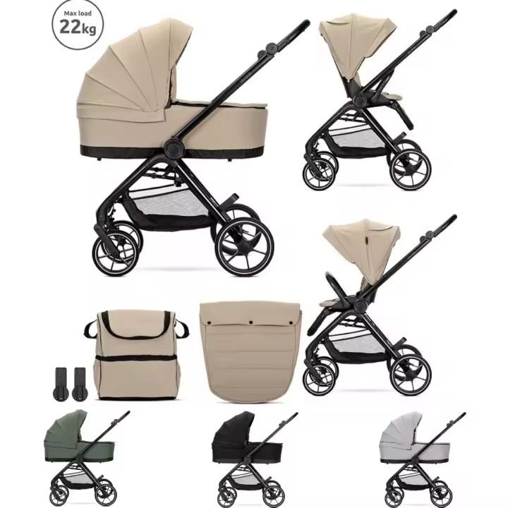 LORELLI Carrito de bebé dúo VENICE hasta 22 kg – Lorelli - 1