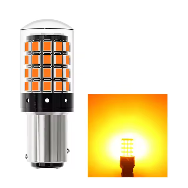 2PCS Lámparas LED Blancas 54smd CanBus Luz De Señal Inversa BA15S P21W BAU15S PY21W 7440 W21W P21/5W 1157 BAY15D 7443 Para Coche - 1