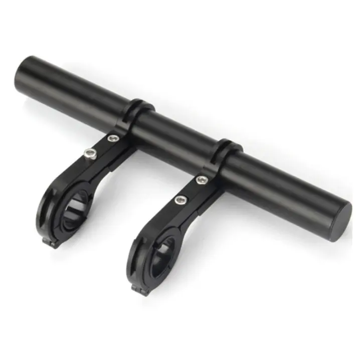 Soporte De Manillar De Bicicleta 20cm Aluminio Montaje En Barra Computadora Soporte Doble Marco Clip Para Mountain Bikes Road Bicycles Cruisers Y Kids' Bikes - 1