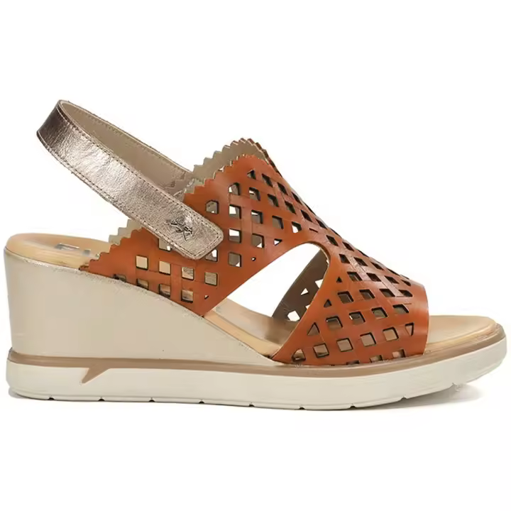 Sandalias de Plataforma Fluchos  para mujer en color marron - 1