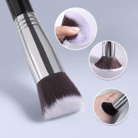 Cepillo De Maquillaje Profesional Para Rostro 1 Pieza Para Fundamento Contorno Líquido Blending Corrector Cepillo De Maquillaje Para Mujeres - details 2