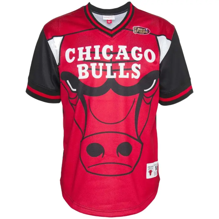 Camiseta de Baloncesto Mitchell & Ness Nba Chicago Bulls Jumbotron 3.0 para hombre en color rojo - 1
